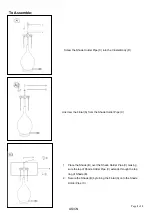 Preview for 2 page of West Elm Droplet Table Lamp Assembly Instructions