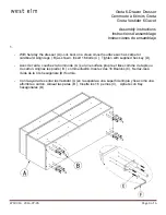 Предварительный просмотр 3 страницы West Elm Greta 6-Drawer Dresser Assembly Instructions Manual