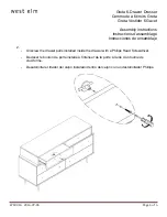 Предварительный просмотр 4 страницы West Elm Greta 6-Drawer Dresser Assembly Instructions Manual