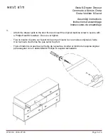 Предварительный просмотр 5 страницы West Elm Greta 6-Drawer Dresser Assembly Instructions Manual