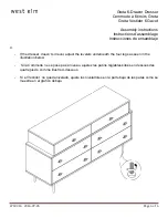 Предварительный просмотр 6 страницы West Elm Greta 6-Drawer Dresser Assembly Instructions Manual