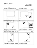 Preview for 2 page of West Elm Harmony Series Assembly Instructions