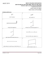 Предварительный просмотр 2 страницы West Elm INDSTR STRG DESK CMPB BASE IRN Assembly Instructions