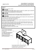 Предварительный просмотр 2 страницы West Elm Industrial 5093141 Manual