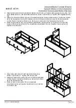 Предварительный просмотр 5 страницы West Elm Industrial 5093141 Manual