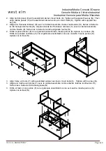 Предварительный просмотр 5 страницы West Elm Industrial Media Console 3Drawer 275057 Assembly Instructions Manual