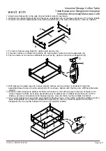 Preview for 2 page of West Elm Industrial Storage Coffee Table 1161165 Manual