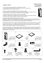 West Elm Industrial Tower Manual предпросмотр