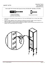 Предварительный просмотр 2 страницы West Elm Industrial Tower Manual