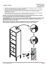 Предварительный просмотр 4 страницы West Elm Industrial Tower Manual