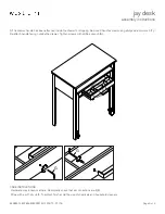 Preview for 6 page of West Elm jay desk Assembly Instructions Manual