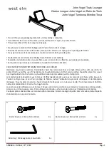 West Elm John Vogel Teak Lounger Assembly Instructions preview