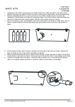 Предварительный просмотр 2 страницы West Elm Kiko Futon 2491897 Assembly Instructions