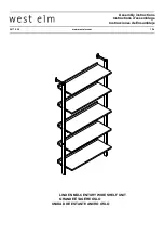 Предварительный просмотр 1 страницы West Elm LINDEN MID-CENTURY Assembly Instructions Manual