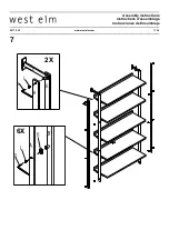 Предварительный просмотр 11 страницы West Elm LINDEN MID-CENTURY Assembly Instructions Manual