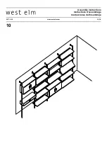 Предварительный просмотр 14 страницы West Elm LINDEN MID-CENTURY Assembly Instructions Manual