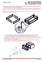 Предварительный просмотр 3 страницы West Elm Logan Industrial Nightstand 521893 Assembly Instructions