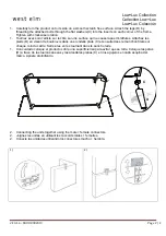 Preview for 2 page of West Elm Low+Lux 8982019 Assembly Instructions