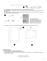 Preview for 2 page of West Elm Marble + Brass Wall Mirror Mounting Instructions