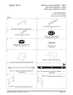 Preview for 2 page of West Elm Mathias Mid-Century Wood Frame Assembly Instructions Manual