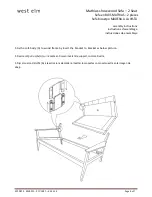 Preview for 6 page of West Elm Mathias Mid-Century Wood Frame Assembly Instructions Manual