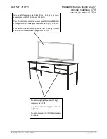 West Elm Metalwork Assembly Instructions Manual предпросмотр