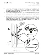 Предварительный просмотр 8 страницы West Elm Metalwork Assembly Instructions Manual