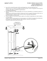 Предварительный просмотр 9 страницы West Elm Metalwork Assembly Instructions Manual