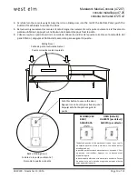 Предварительный просмотр 10 страницы West Elm Metalwork Assembly Instructions Manual