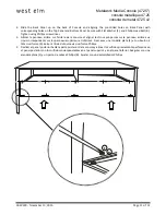 Предварительный просмотр 11 страницы West Elm Metalwork Assembly Instructions Manual