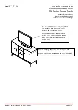 Preview for 2 page of West Elm Mid Century 7668804 Assembly Instructions Manual