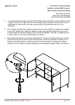 Preview for 6 page of West Elm Mid Century 7668804 Assembly Instructions Manual