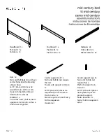 Preview for 2 page of West Elm Mid Century Bed Assembly Instructions Manual