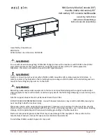 Preview for 1 page of West Elm Mid-Century Console Assembly Instructions Manual