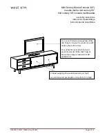 Preview for 2 page of West Elm Mid-Century Console Assembly Instructions Manual