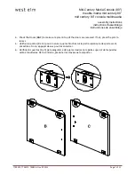 Preview for 7 page of West Elm Mid-Century Console Assembly Instructions Manual