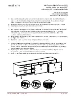 Preview for 8 page of West Elm Mid-Century Console Assembly Instructions Manual