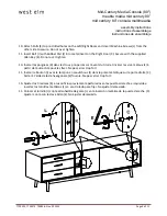 Preview for 9 page of West Elm Mid-Century Console Assembly Instructions Manual