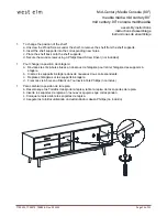 Preview for 10 page of West Elm Mid-Century Console Assembly Instructions Manual