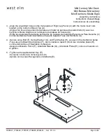 Preview for 4 page of West Elm Mid Century Mini Assembly Instructions Manual