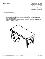 Preview for 7 page of West Elm Mid Century Mini Assembly Instructions Manual