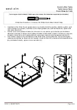 Preview for 2 page of West Elm Nook Coffee Table 3795374 Assembly Instructions