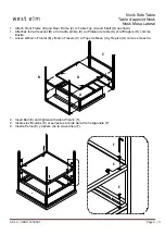 Предварительный просмотр 2 страницы West Elm Nook Side Table 1233501 Assembly Instructions