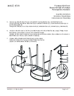 Предварительный просмотр 5 страницы West Elm Penelope Mini Desk Manual