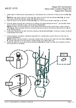 Preview for 2 page of West Elm Pepper Mill Counterstool 8289139 Assembly Instructions