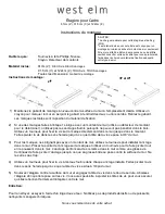 Preview for 2 page of West Elm Picture Ledge Mounting Instructions