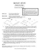 Preview for 3 page of West Elm Picture Ledge Mounting Instructions