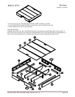 West Elm Plinth Assembly Instructions Manual preview