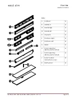 Предварительный просмотр 2 страницы West Elm Plinth Assembly Instructions Manual