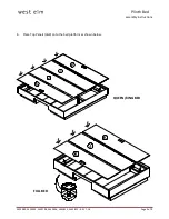 Предварительный просмотр 9 страницы West Elm Plinth Assembly Instructions Manual